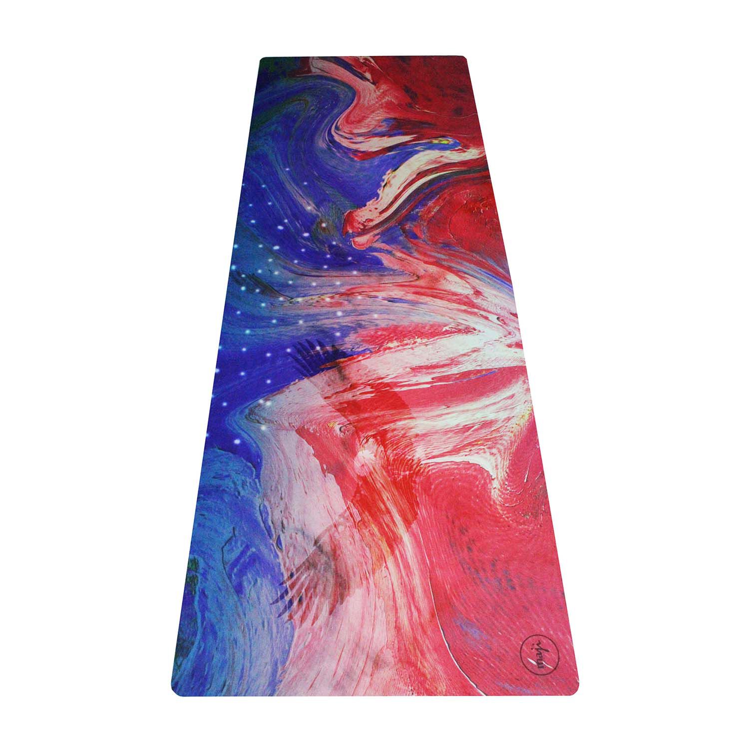 Suede &amp; Natural Rubber Travel Yoga Mat &ndash; Bald Eagle  | GNC